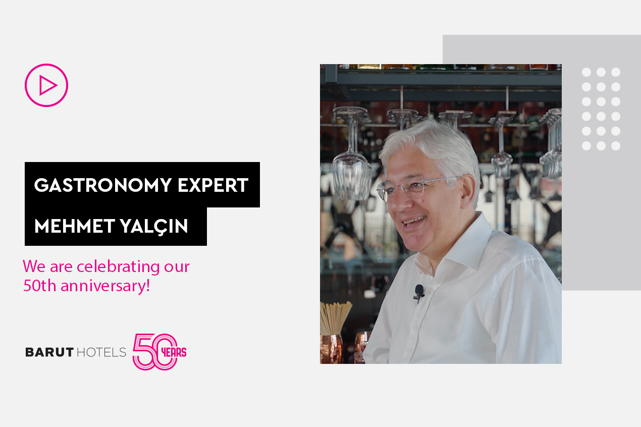Gastronomi Uzmanı Mehmet Yalçın ile 50. Yıl röportajı